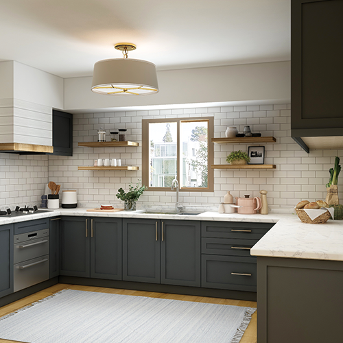 charcoal color kitchen cabinets
